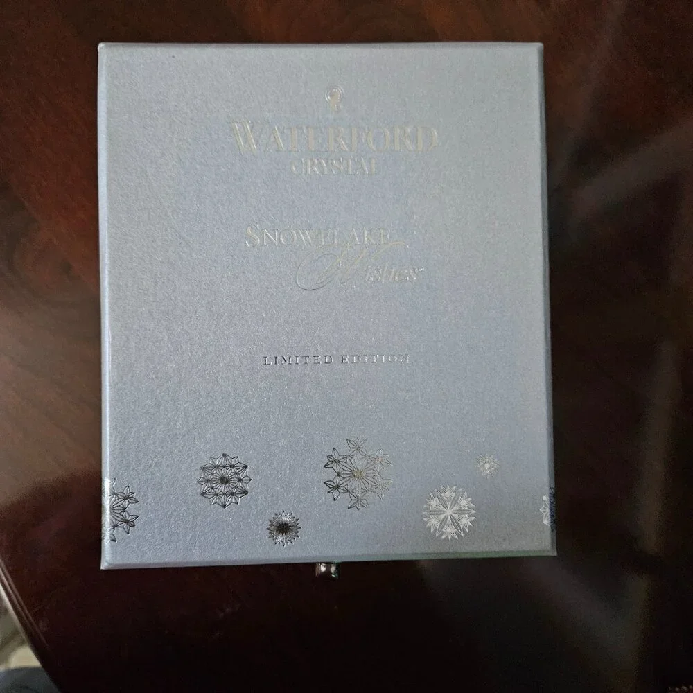 WATERFORD CRYSTAL GREEN SNOWFLAKE WISHES DOF WHISKEY CHRISTMAS GLASS TUMBLER